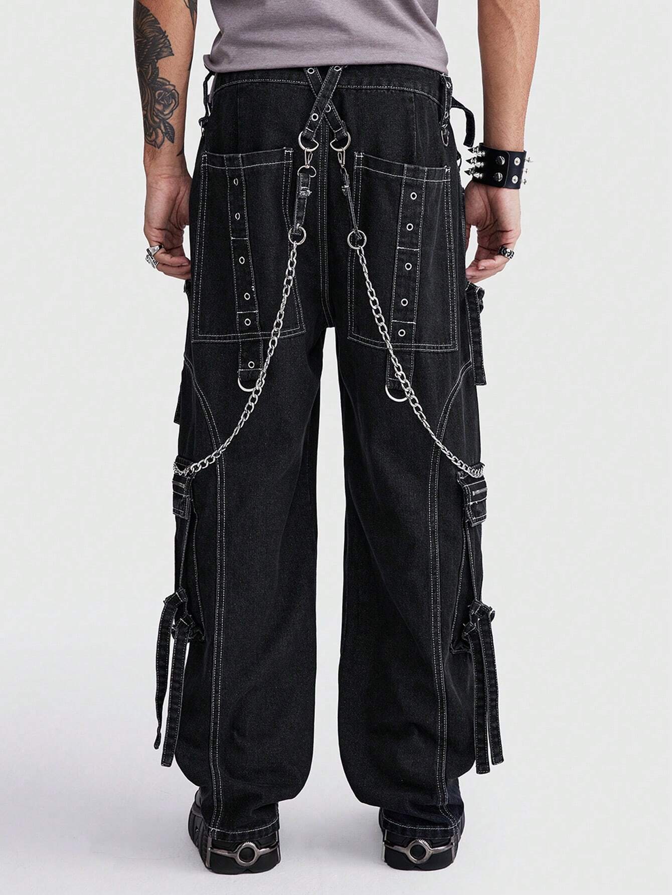 Dark Collective - Rebel Chain Vintage Pantolon
