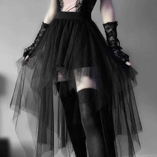 Dark Collective Gotik Tül Etek