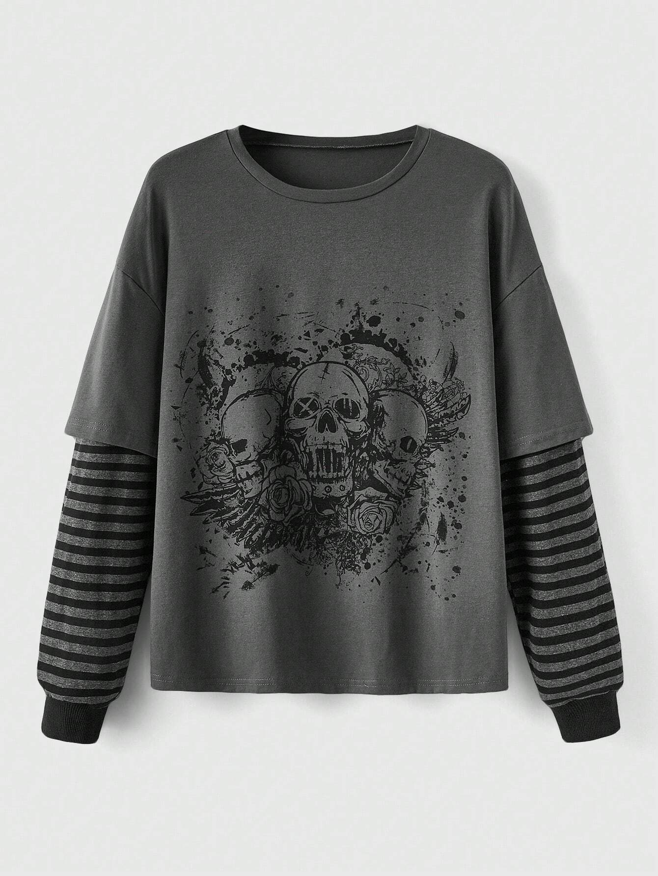 Dark Collective - Skull Vibe Tek Parça Sweatshirt