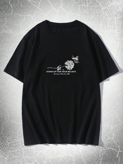 Dark Collective - Skull Bloom Oversized Tee