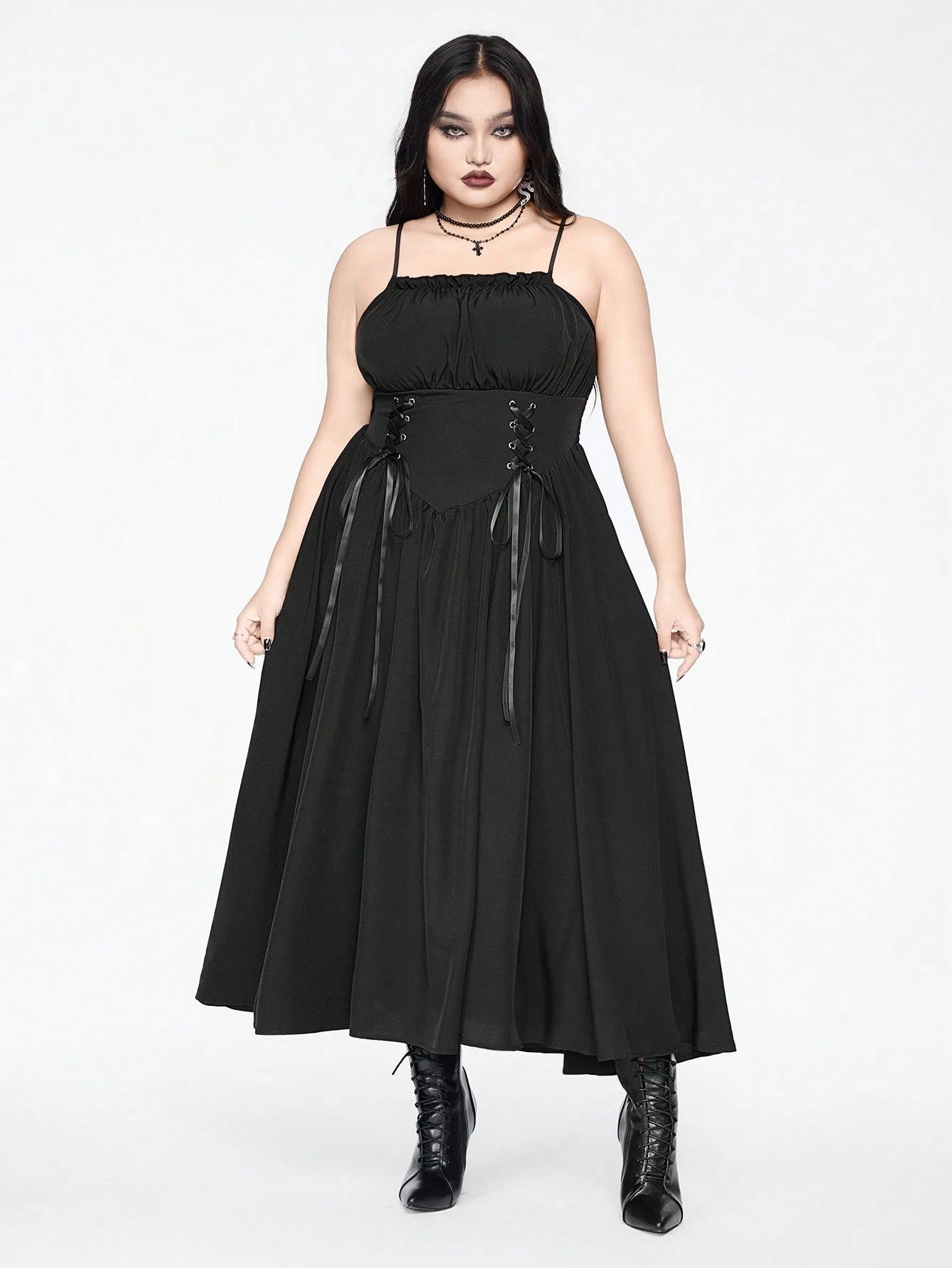 Dark Collective - Midnight Corset Elbise