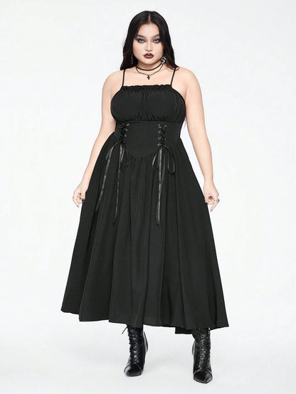 Dark Collective - Midnight Corset Elbise