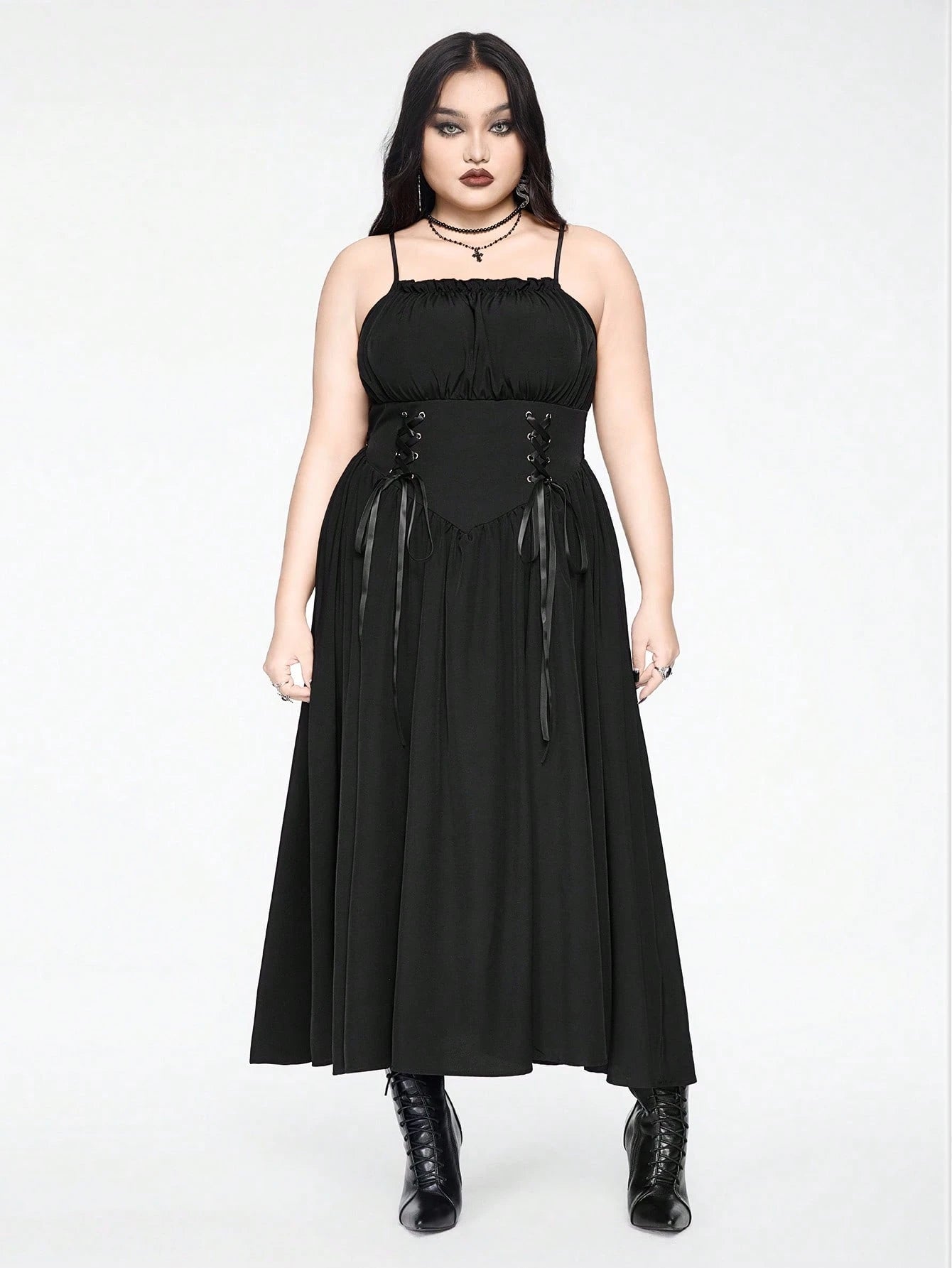 Dark Collective - Midnight Corset Elbise