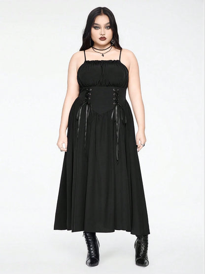 Dark Collective - Midnight Corset Elbise