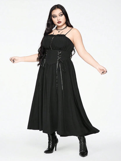 Dark Collective - Midnight Corset Elbise