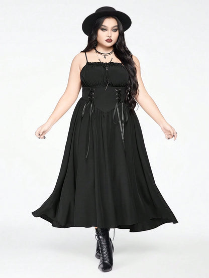 Dark Collective - Midnight Corset Elbise