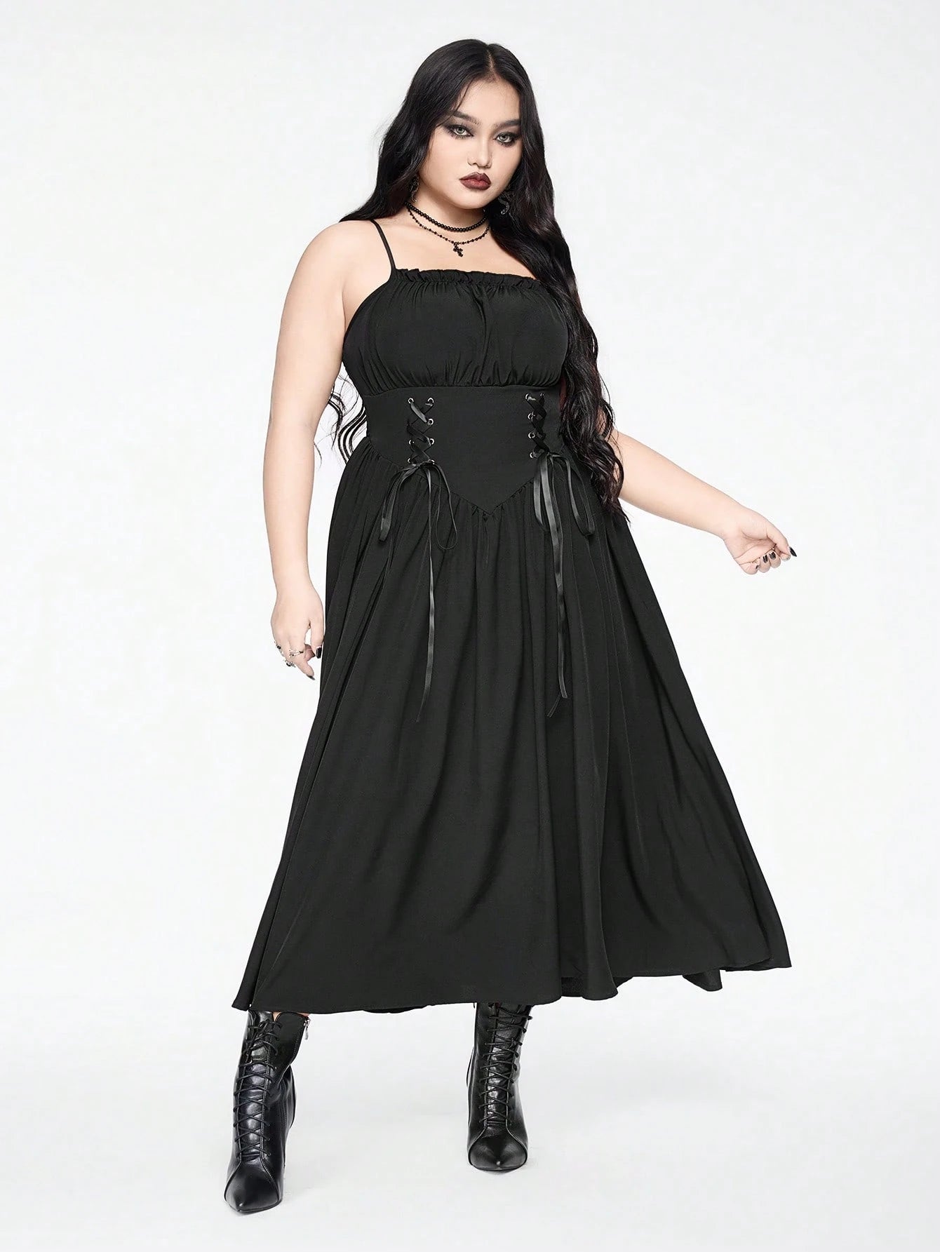 Dark Collective - Midnight Corset Elbise