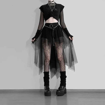Dark Collective Gotik Tül Etek