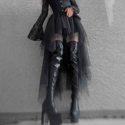 Dark Collective Gotik Tül Etek
