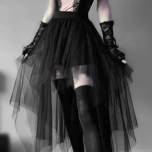 Dark Collective Gotik Tül Etek