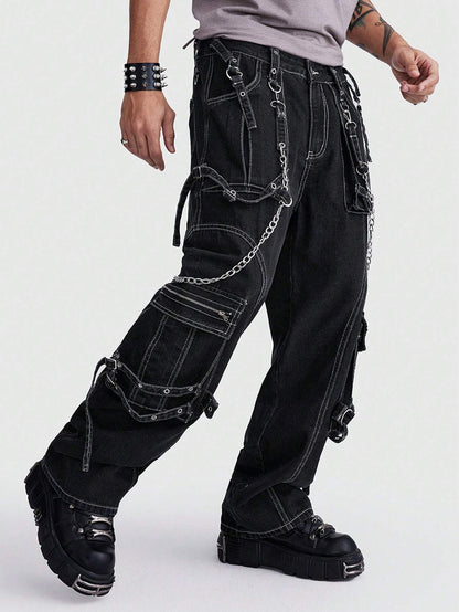 Dark Collective - Rebel Chain Vintage Pantolon